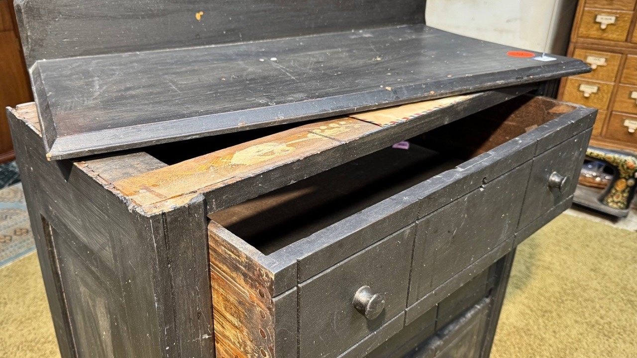 Ep. 157 Restoration of $30 UGLY Painted ANTIQUE Dresser