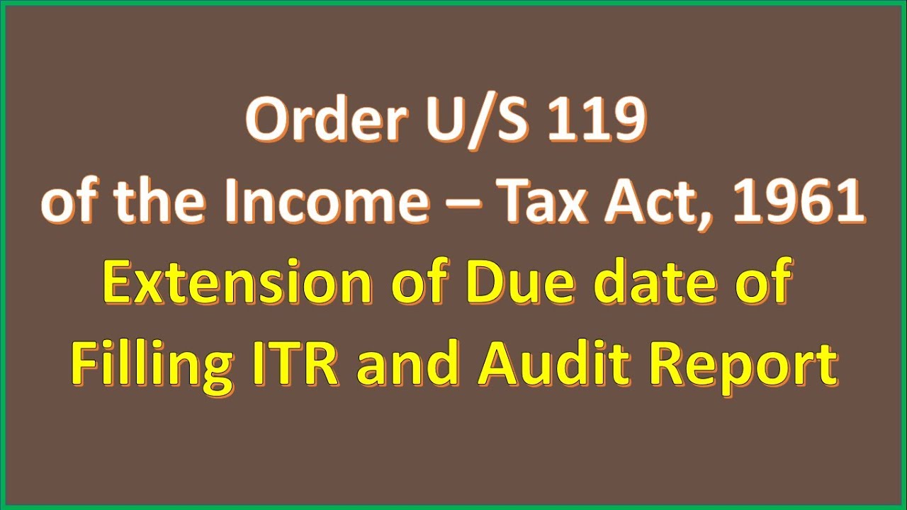Extension of due date of filing ITR and Audit report | how to file ITR | Sudhir Mishra