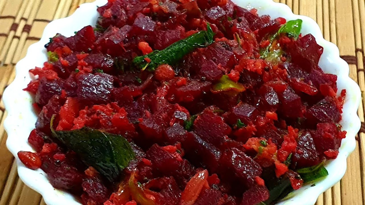 BEETROOT PALYA RECIPE IN KANNADA AND ENGLISH SUBTITLES.