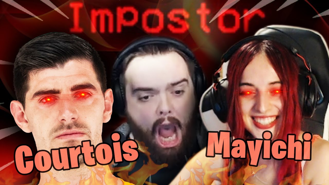 IMPOSTORA CON COURTOIS EN AMONG US || Mayichi  🖤 CON IBAI, CONTERSTINE, REGUILÓN, REVEN Y MUCHOS MÁS