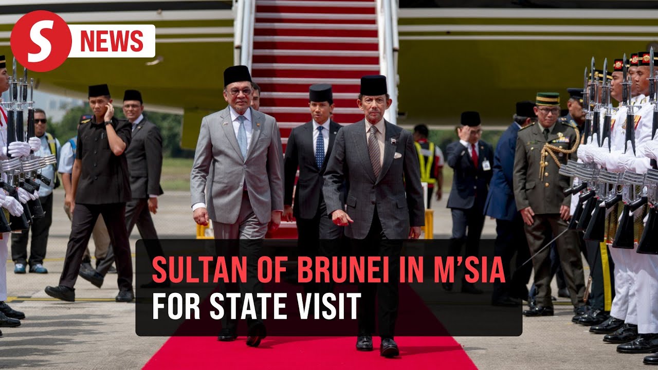 Sultan of Brunei arrives in Malaysia for four-day state visit