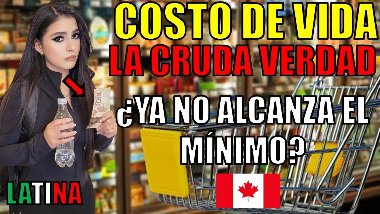 ESTO pude COMPRAR con el salario MÍNIMO en CANADÁ I COSTO de vida/Míralo ANTES de VENIR