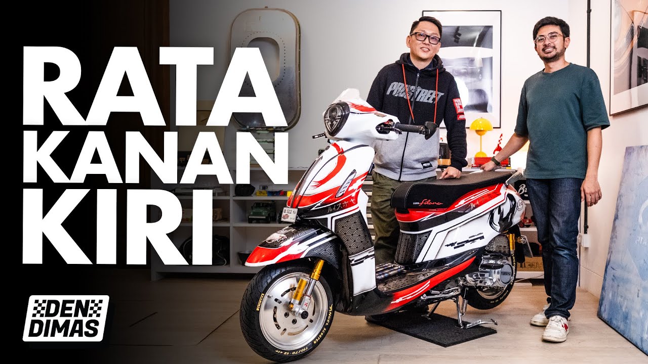100 JUTA BUAT MODIF FILANO‼️ Pelek Vespa Metik Dipasang di Yamaha 😱