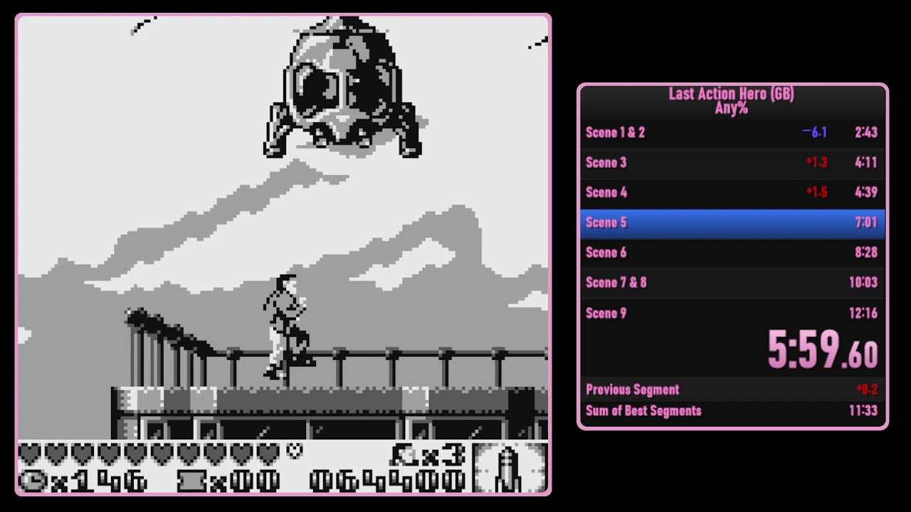 Last Action Hero (GB) Any% Speedrun