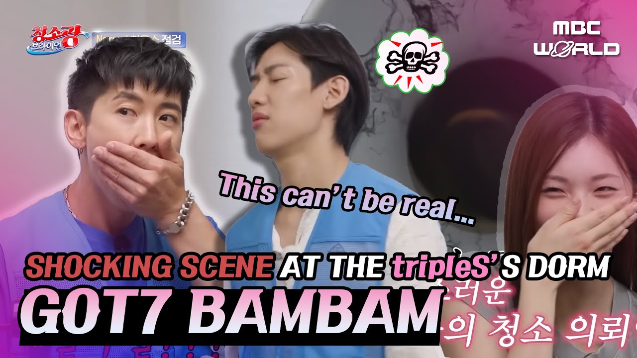 [ENG/THA] Bambam & Brian faints checking tripleS's 24x stronger 'Living Hell' dorm😭 #BAMBAM #tripleS