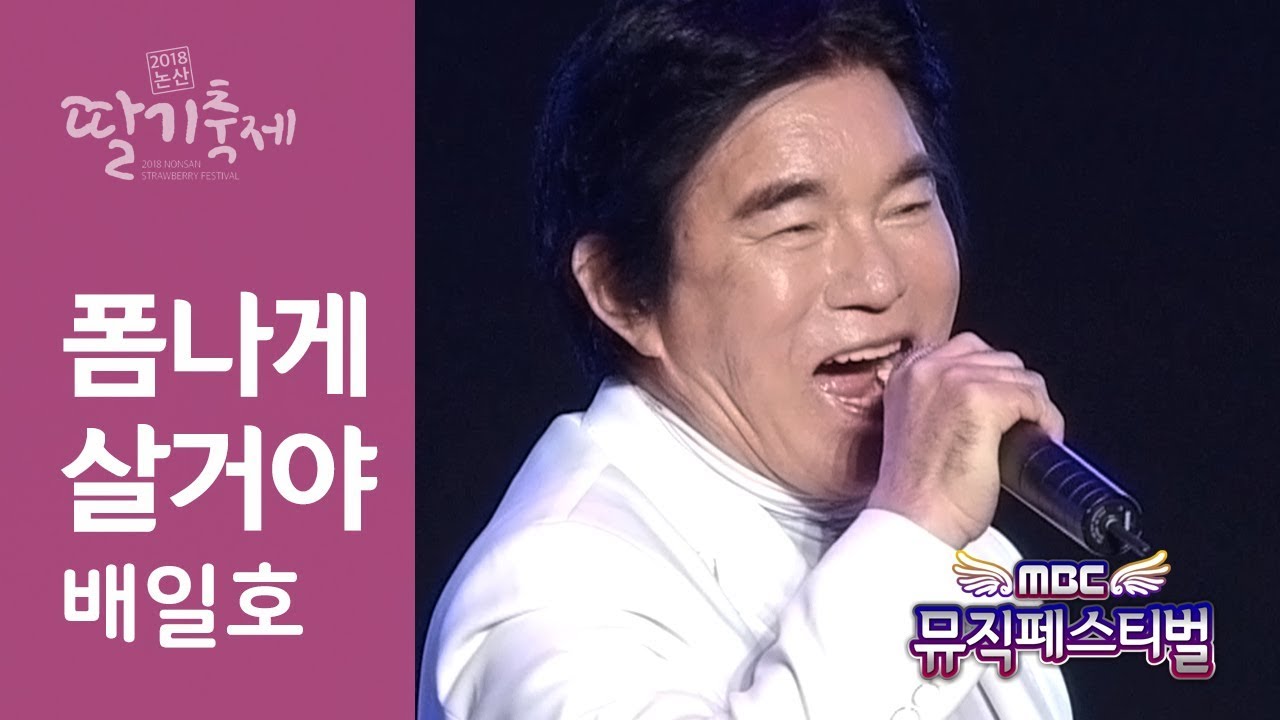 폼나게 살거야 배일호 따라와 - 2018 0404 논산 딸기축제 Bae ilho