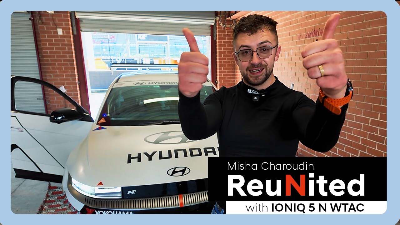 Misha Charoudin reunited with IONIQ 5 N WTAC