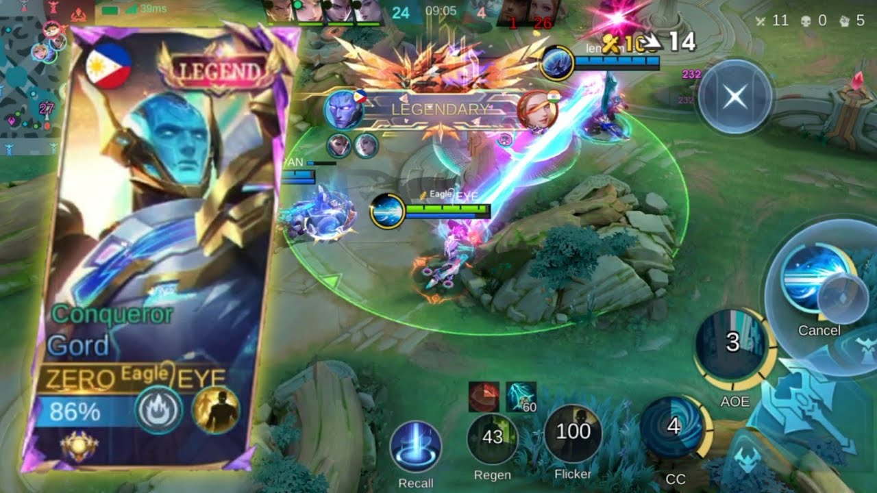 GORD CYBER HACKER GAMEPLAY 2026🔥🔥 || ONLY GORD || #gameplay #mobilelegends  #gaming #mlbb 