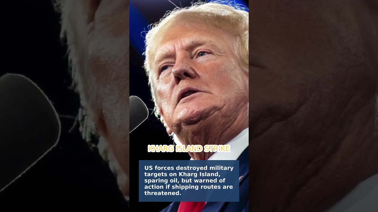 США уничтожили иранские военные объекты на острове Харг и предупредили судоходные маршруты.