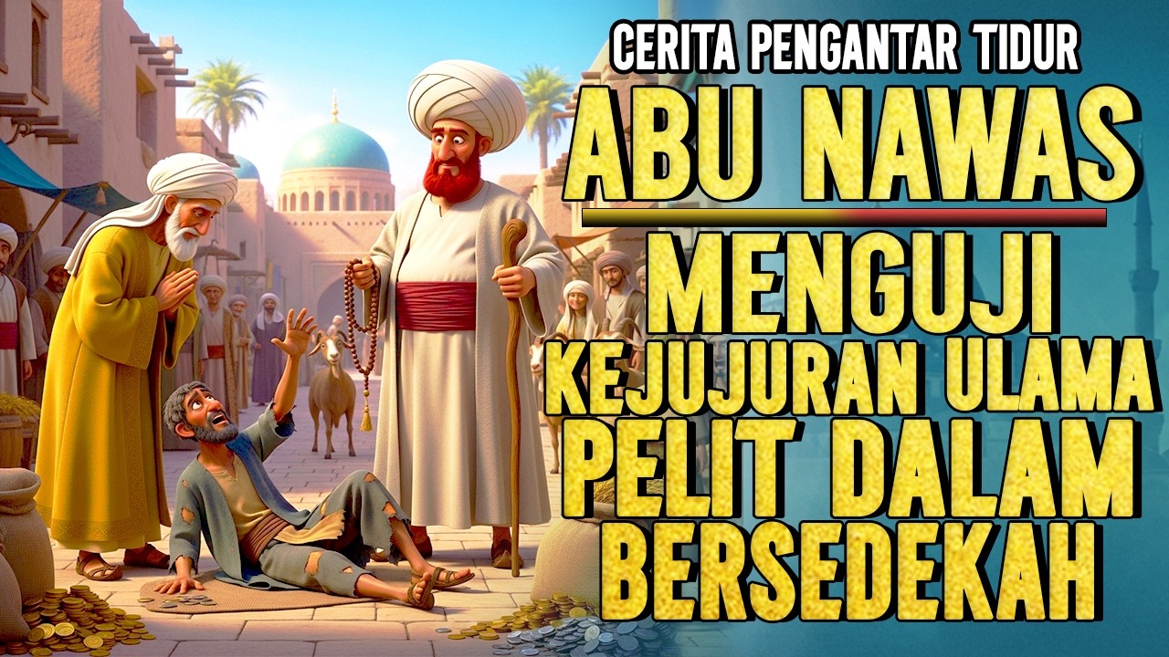 ABU NAWAS MENGUJI KEIKLASAN ULAMA KIKIR DALAM BERSEDEKAH KE ORANG MISKIN || DONGENG SEBELUM TIDUR