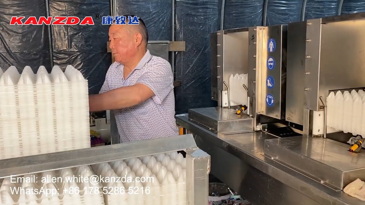 Plastic Egg Tray Washer and Dryer