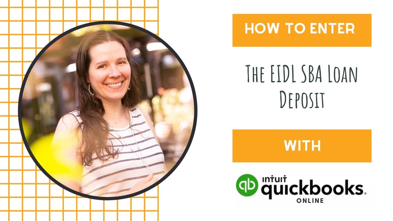 How to enter the SBA (Small Business Administration) EIDL Loan into Quickbooks Online.