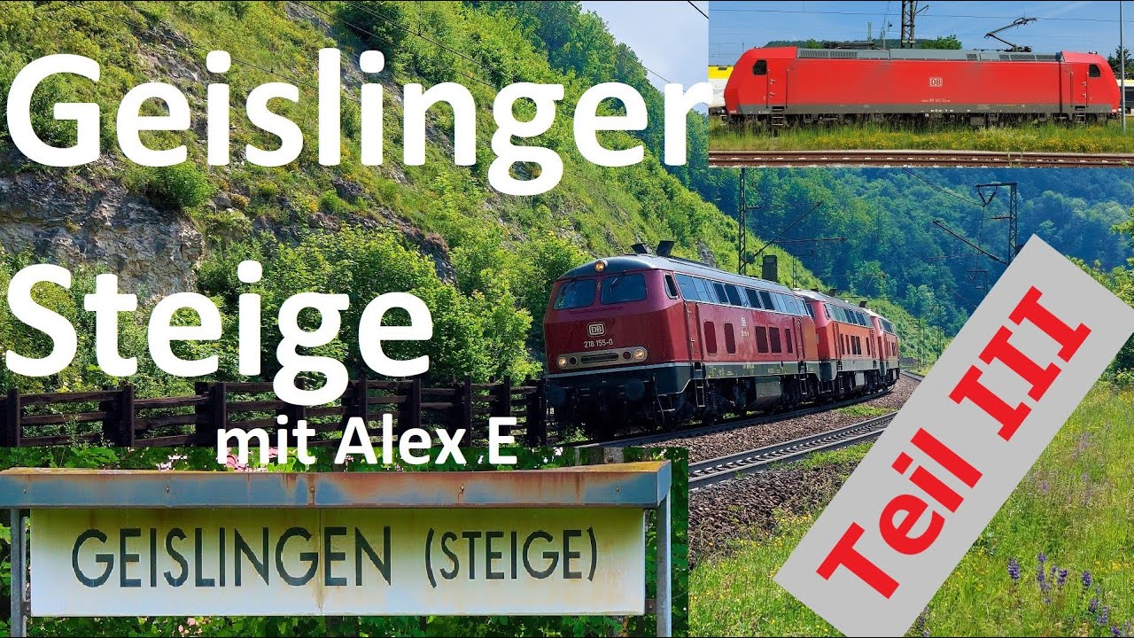 Mit Alex E an der Geislinger Steige III - Zwischen Geislingen(Steige) und Amstetten - Juni 2021 - AE