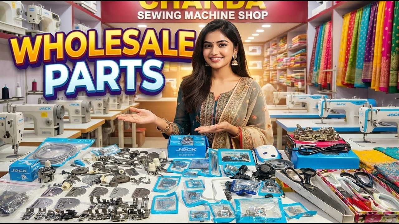 मात्र ₹5 से शुरू? 😲 Sewing Machine Accessories & Spare Parts | Chanda Sewing Machine...