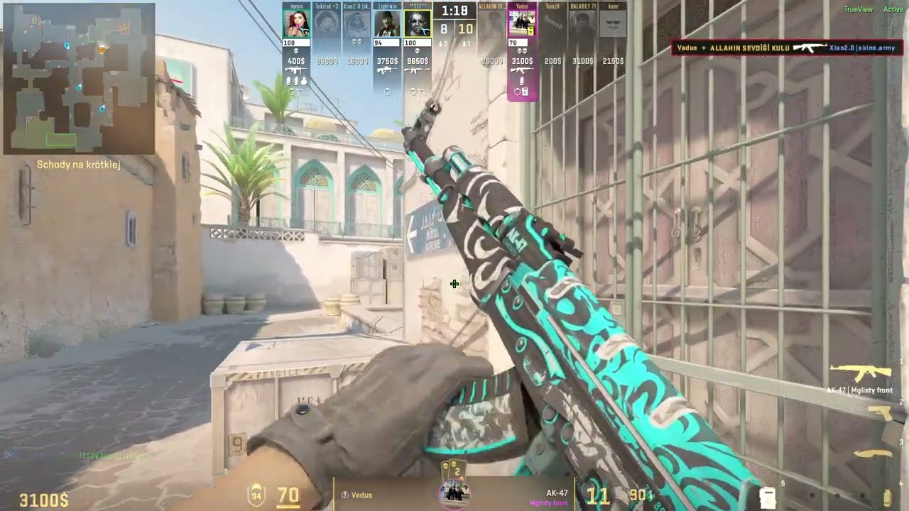 Clutch or kick CS2 Ace Ak-47