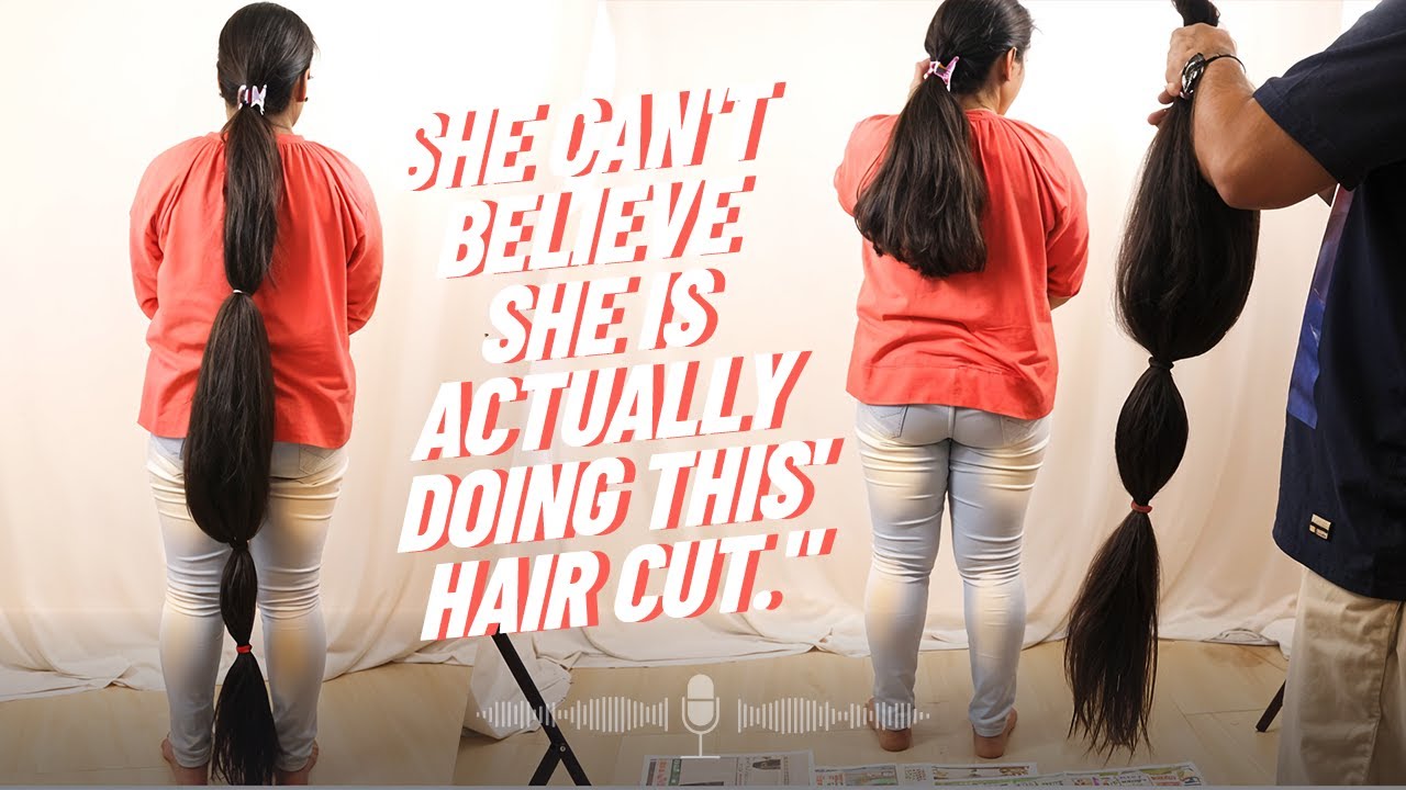 Long Hair to Short Hair Visual Transformation |From Rapunzel to Bob: A Visual Journey of Haircutting