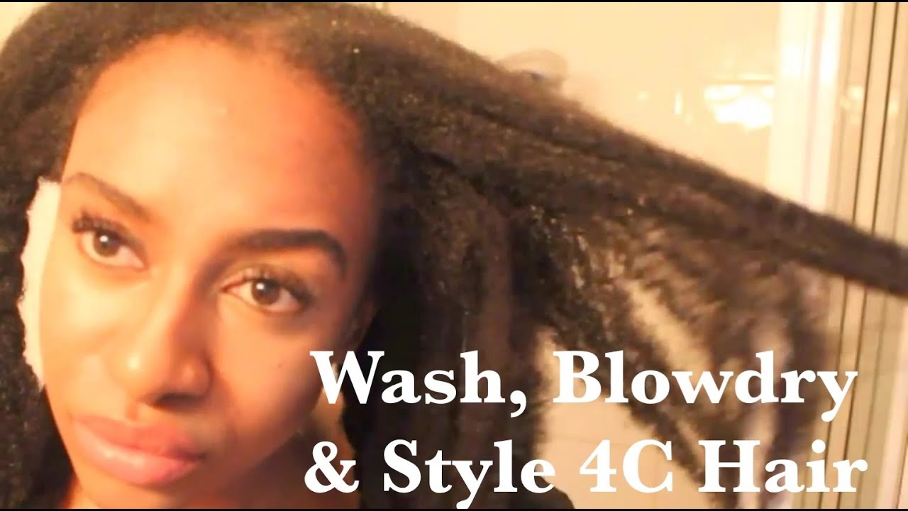 Easy Regimen - Condition, Blowdry & Style Long 4C Hair