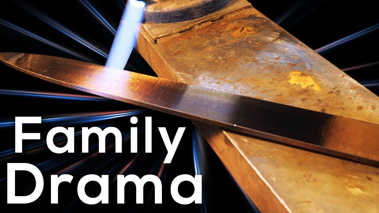 Making a Medieval Damascus Sword Pt. 11