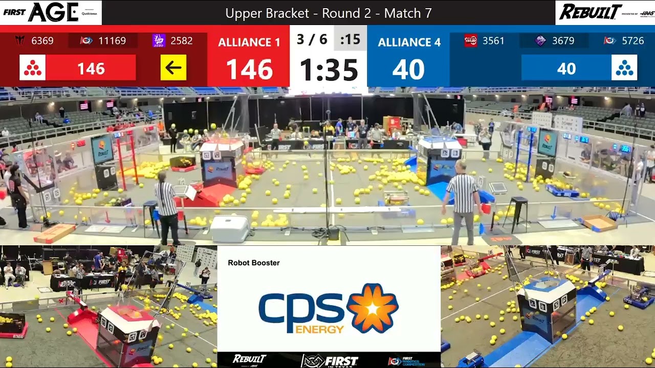 San Antonio 2026 M7: PantherBots 2582 vs. Rattlers 3679