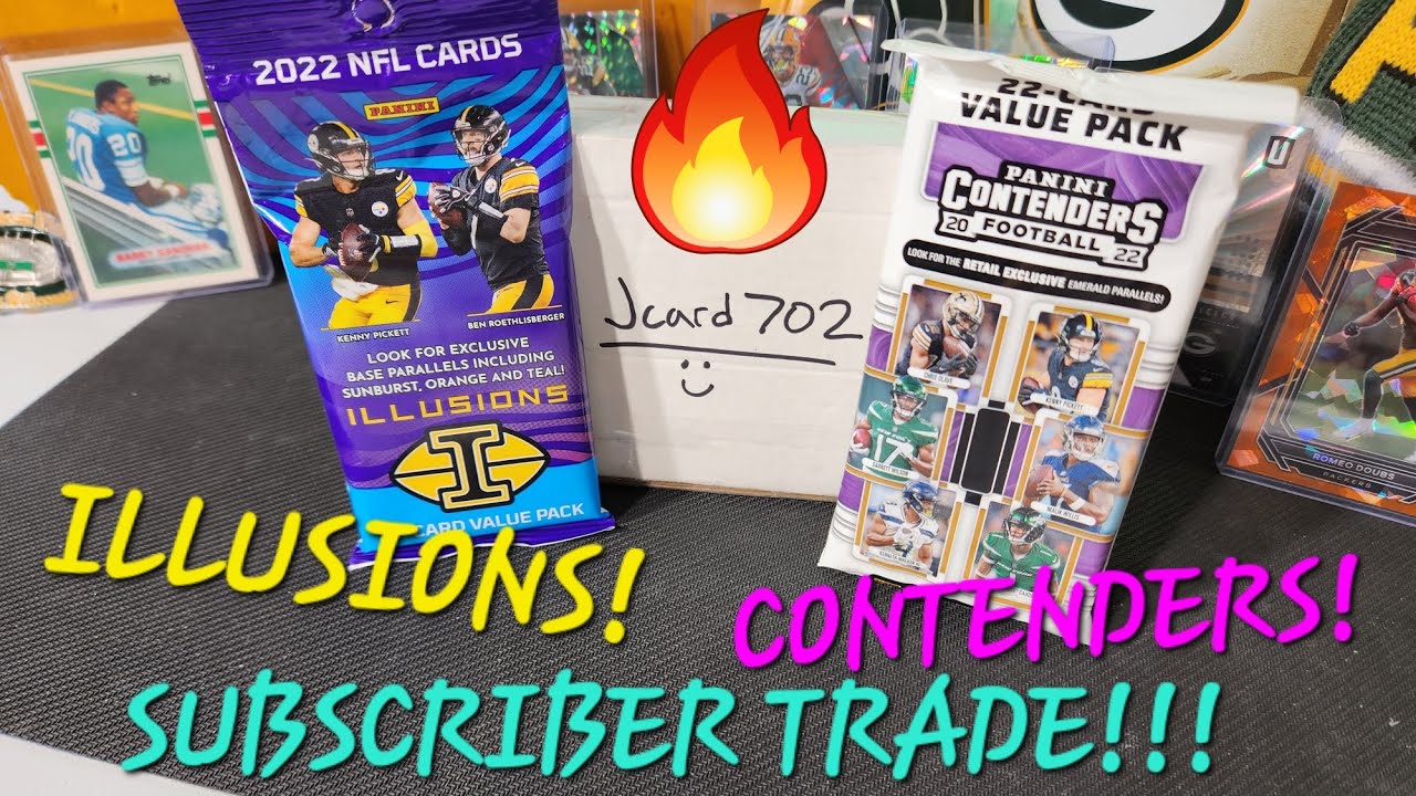 TWO KENNYS IN THE BOX!!! 2022 PANINI CONTENDERS & ILLUSIONS FOOTBALL VALUE PACK RIP & REVIEW!