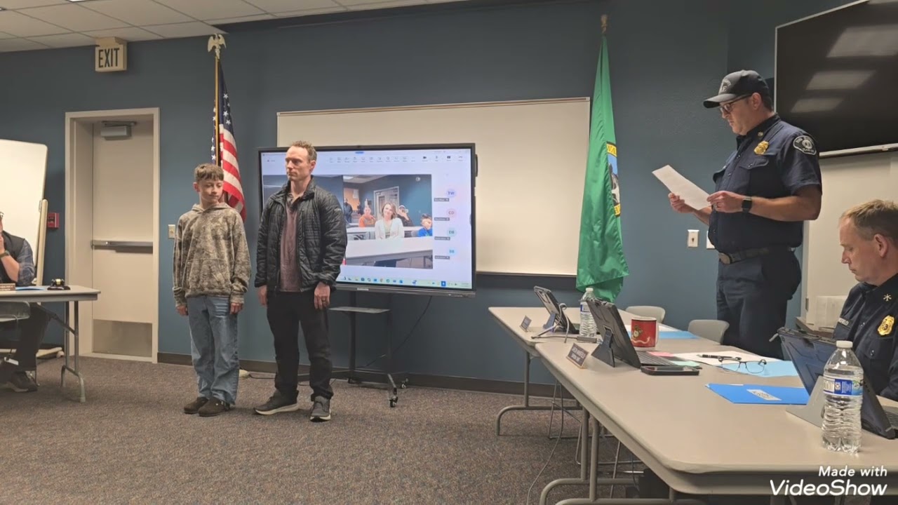 Clark County Fire District 3 Life Saver Award: Brody Walton & John Moesly