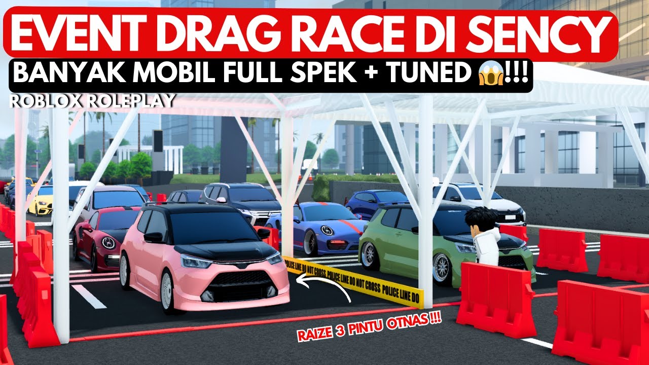 EVENT DRAG RACE DI DEPAN SENCY FULL SPEK + TUNED 😱 !! CDID ROLEPLAY- #cdidroleplay #cdidroblox