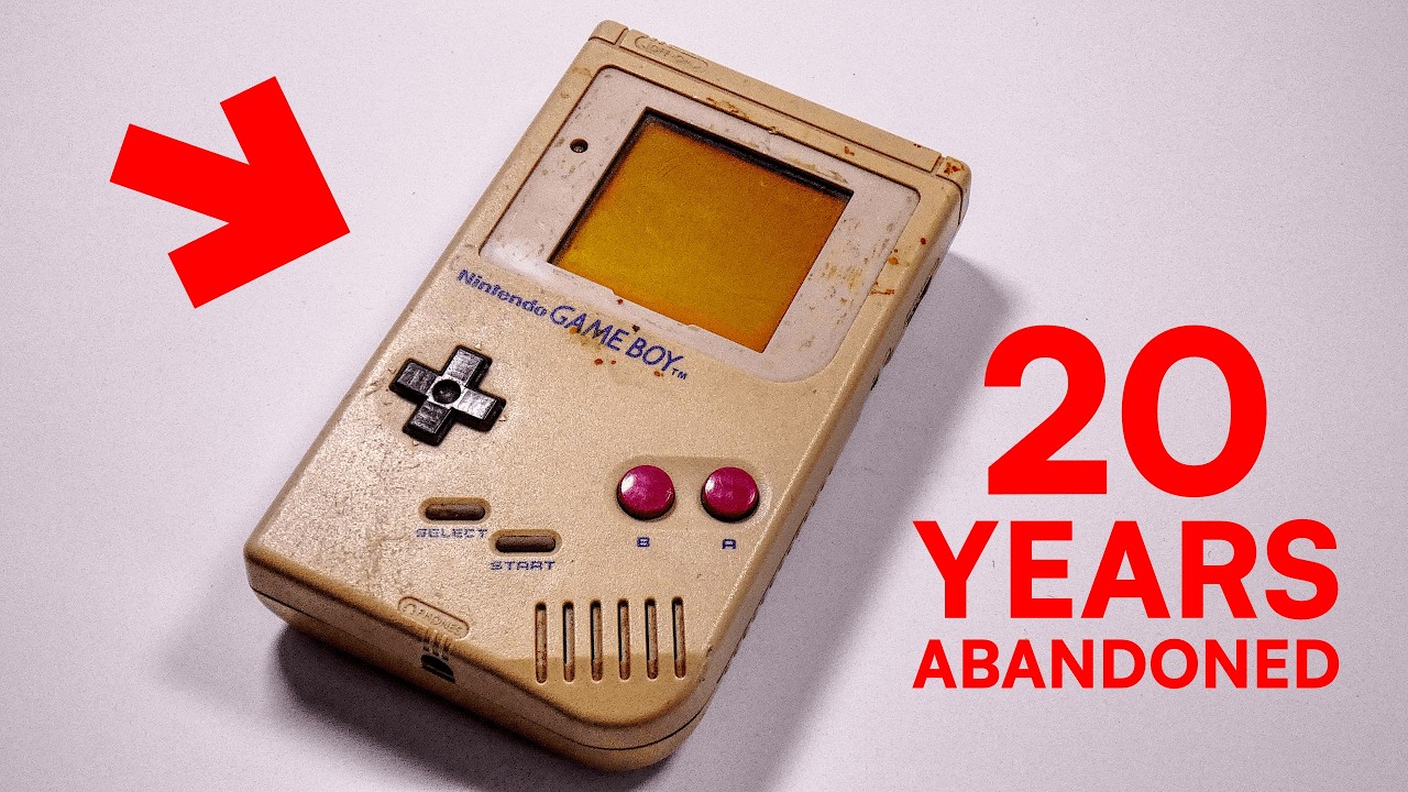 Restoring a Yellowed Game Boy Abandoned for 20 Years
