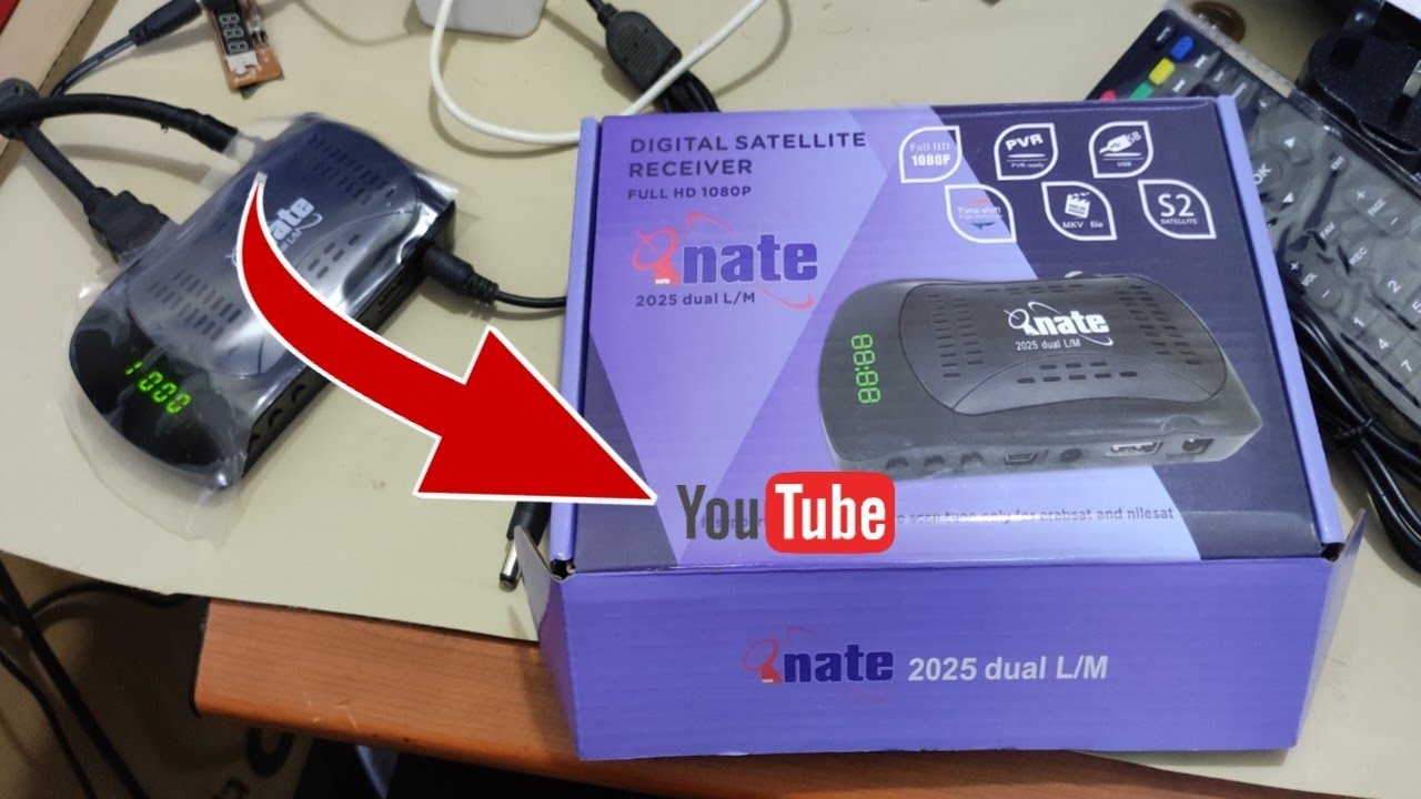 افضل أرخص رسيفر استقبال يوتوب/ استقبال القمر الصناعي و يدعم نظام البيس/نيت ٢٠٢٥/Nate 2025