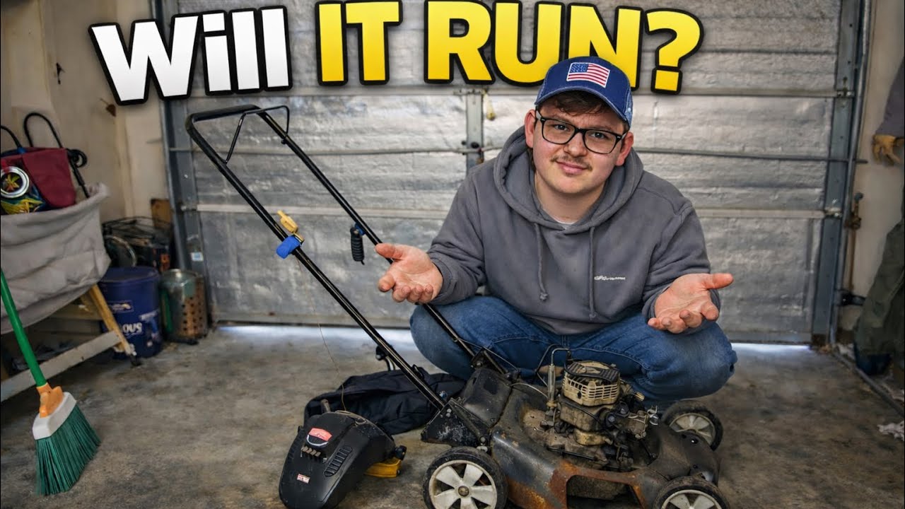 I Bought A $20 Lawn Mower… Will It Run? (Part 1)