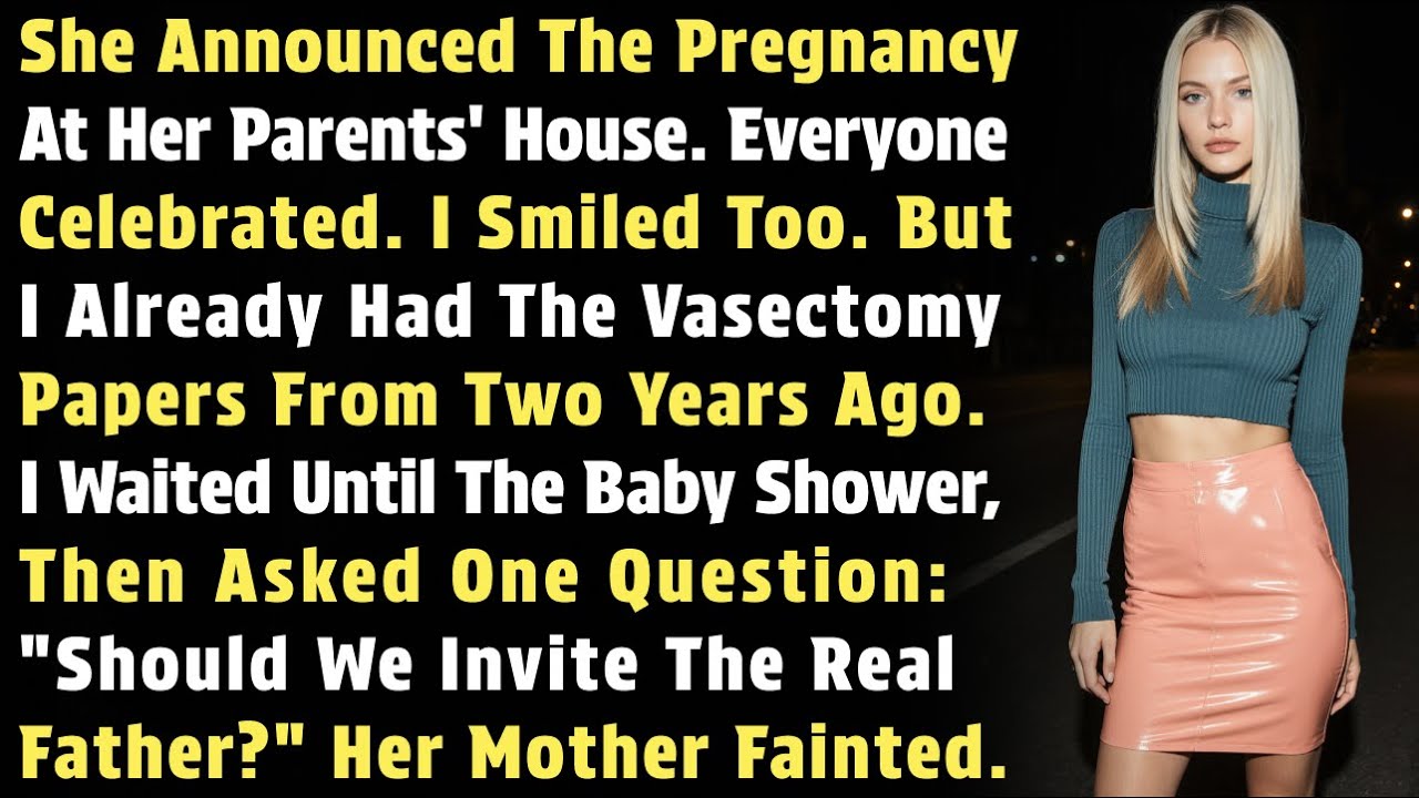 She Announced The Pregnancy At Her Parents' House. Everyone Celebrated. I Smiled Too. But I...