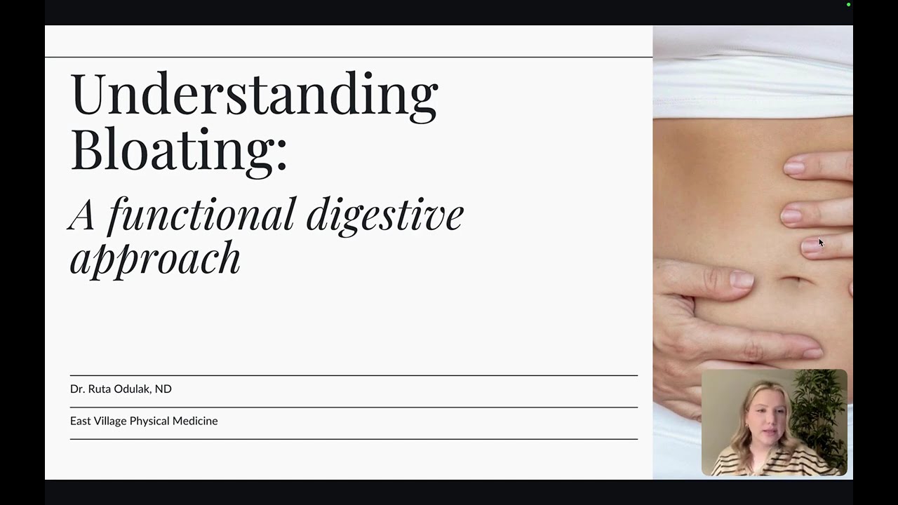 A Functional Approach to Bloating | Root Causes, Digestion, Gut Health (25-Minute Mini Webinar)