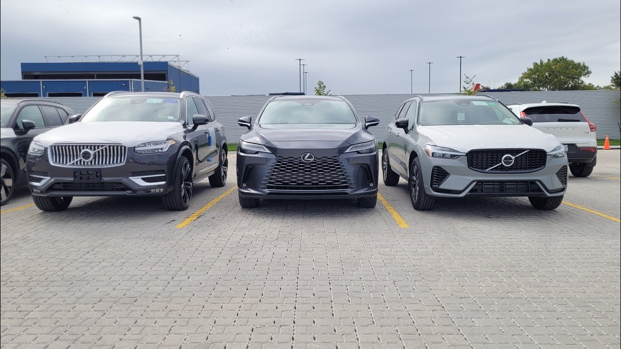 2024 Lexus RX450h+ PHEV vs Volvo XC60T8 vs XC90T8