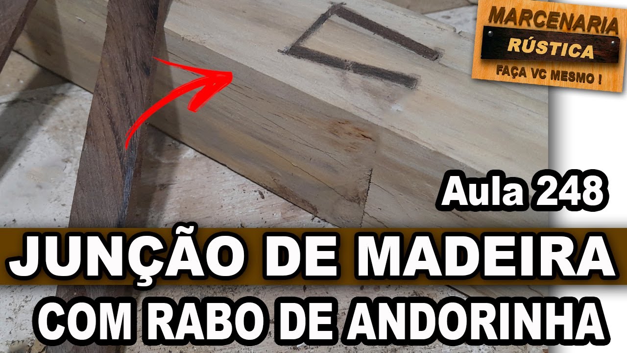 Encaixe rabo de andorinha junção de madeira comprida para mesa e aparador oficina marcenaria rustica