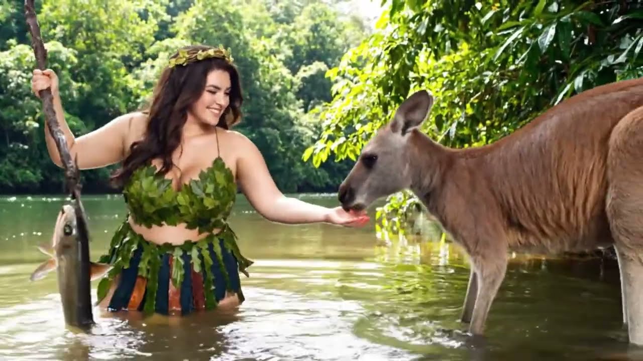 Life Millions Years Ago | Jungle Girl Lyara Rescues Kangaroo 