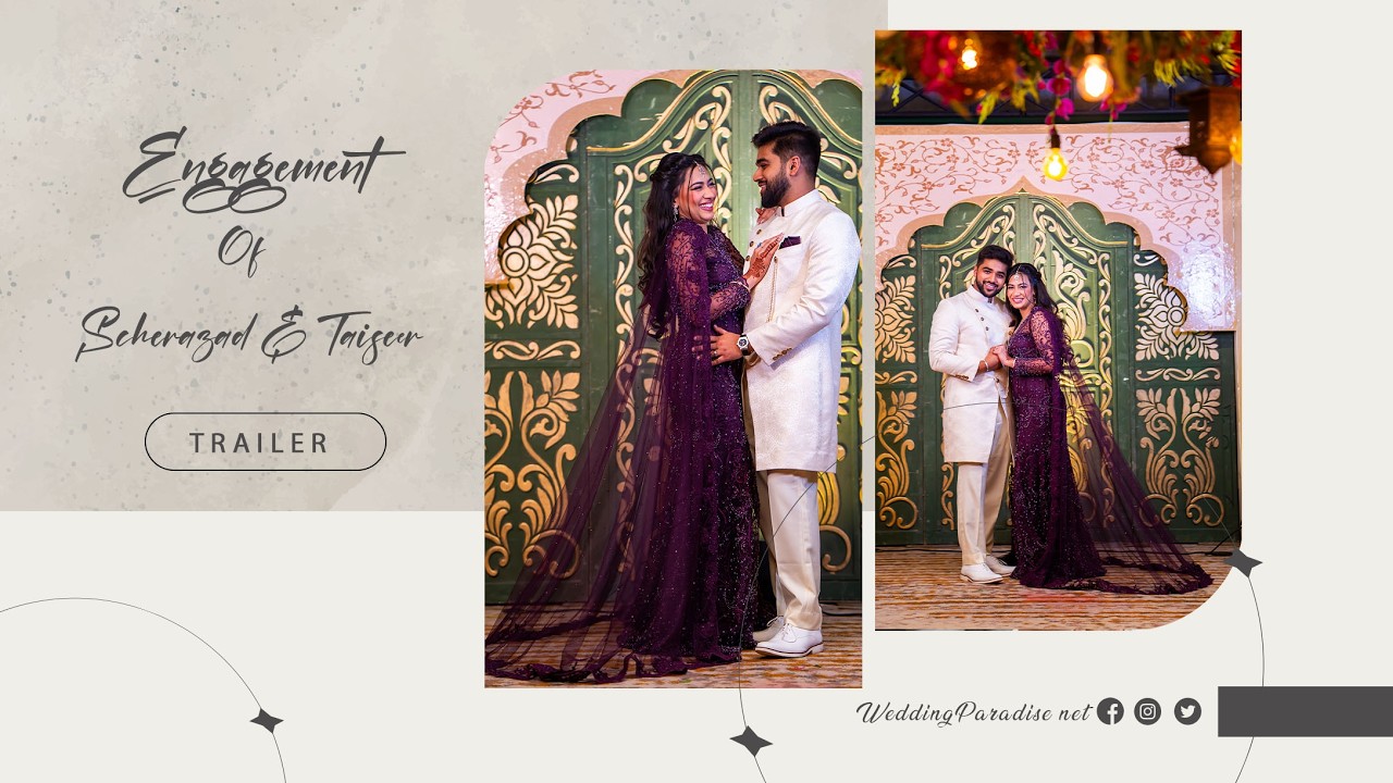 Scherazad & Taiseer ll Engagement Trailer ll Weddingpardise.net📷