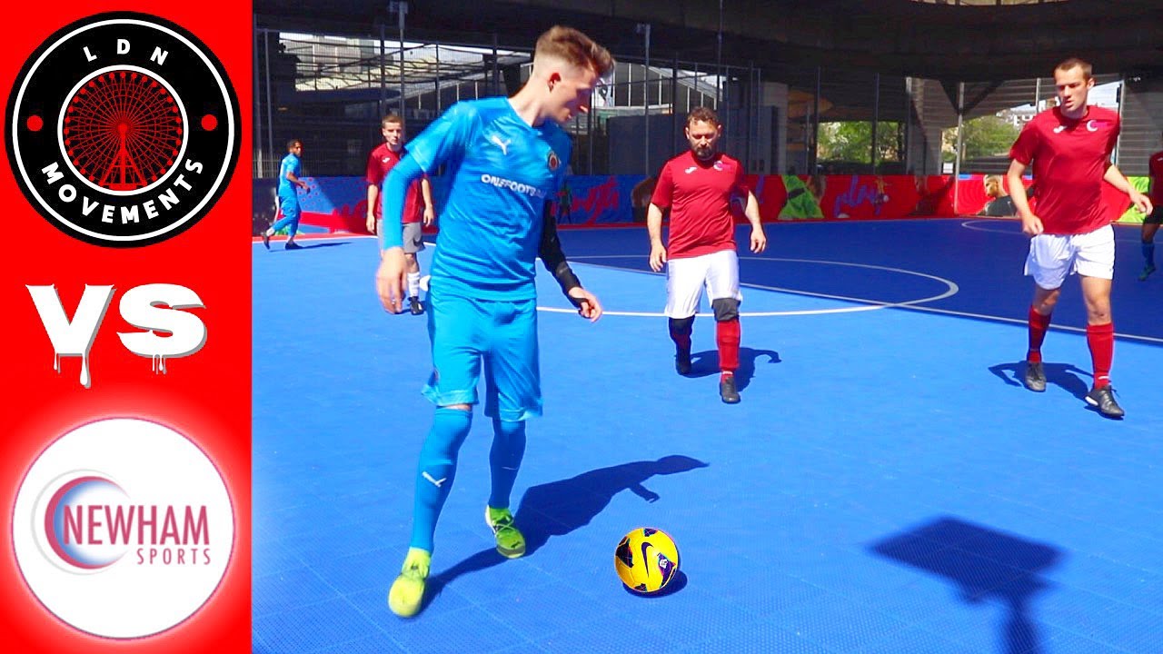 I played in a PRO FOOTBALL MATCH! (Crazy Futsal & Soccer Skills, Goals, Nutmegs)
