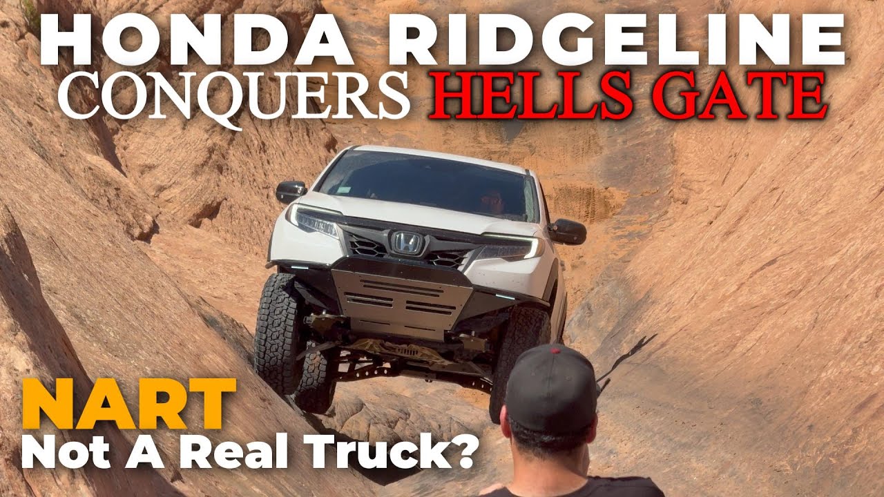 ПОЛНОПРИВОДНЫЙ HONDA RIDGELINE ВЪЕЗЖАЕТ В АДА (Не настоящий грузовик?)