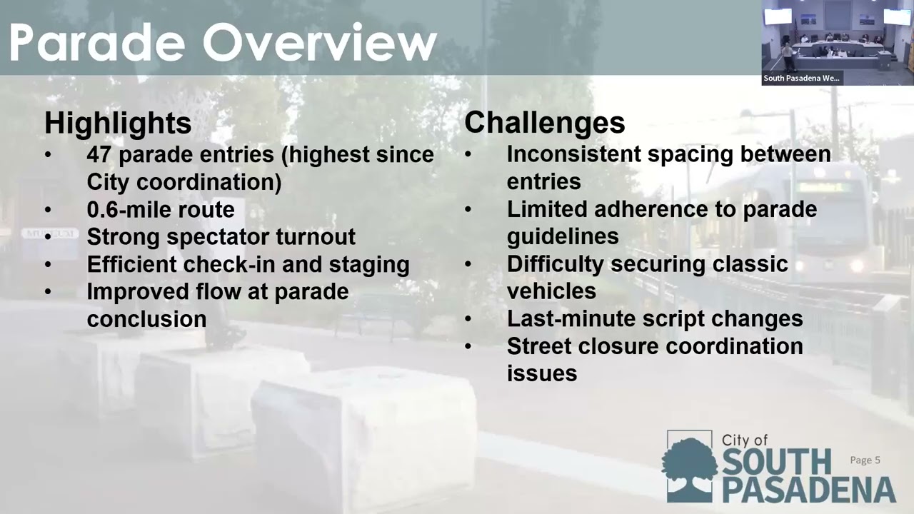 South Pasadena Community Services Commission 01 12 2026