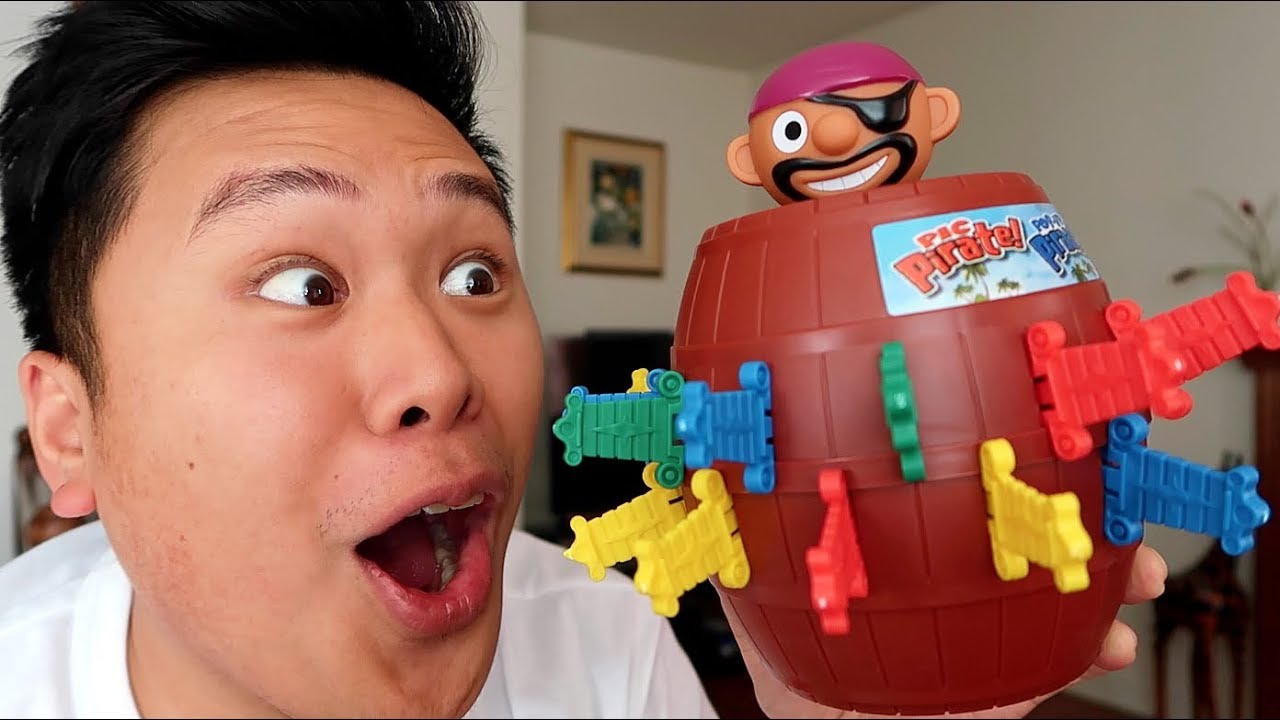 IMPOSSIBLE POP UP PIRATE ROULETTE CHALLENGE!!! (FIRST TO POP IT LOSES)