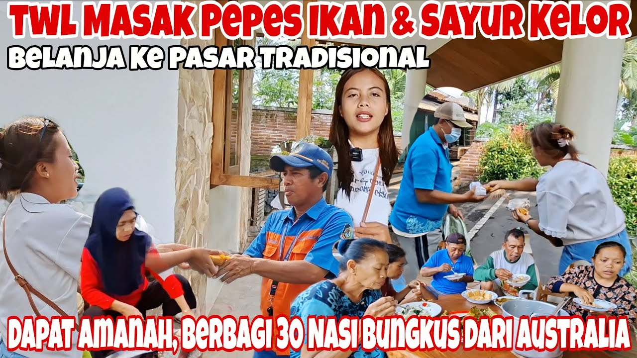 MASAK PEPES IKAN DAN SAYUR KELOR‼️BELANJA KE PASAR TRADISIONAL,BAGI
