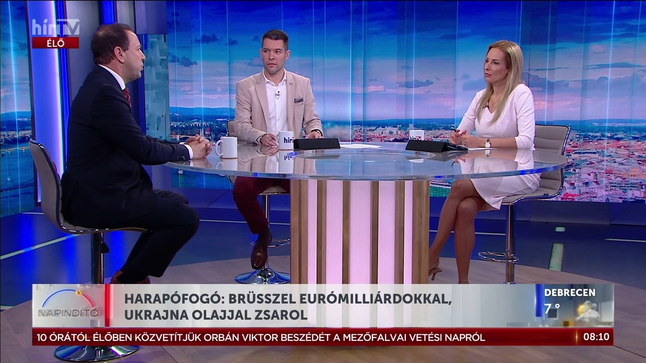Harap&oacute;fog&oacute;: Br&uuml;sszel eur&oacute;milli&aacute;rdokkal, Ukrajna olajjal zsarol - H&iacute;rTV