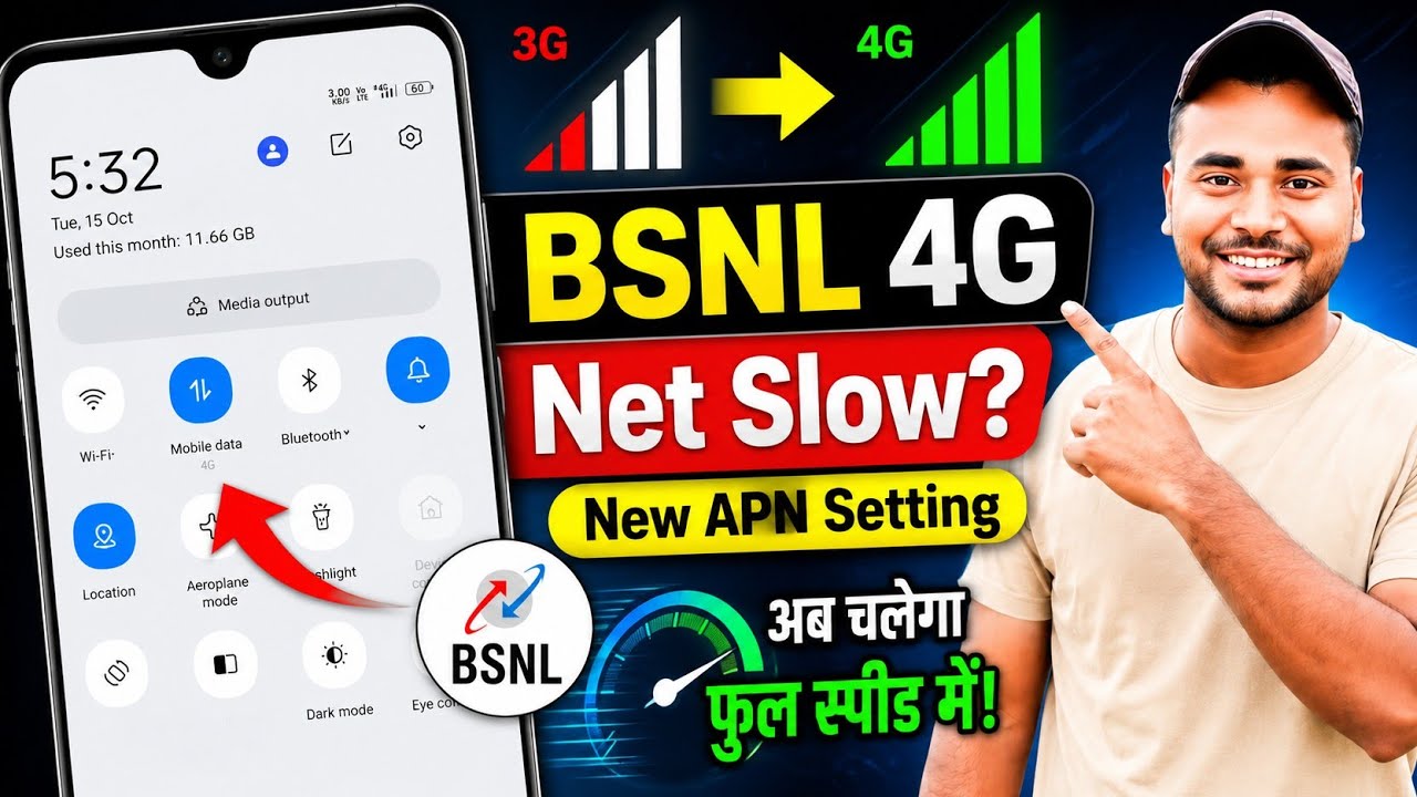 Bsnl APN Settings For Fast Internet 2026 | Bsnl Network Problem Solution | Bsnl Internet Not Working