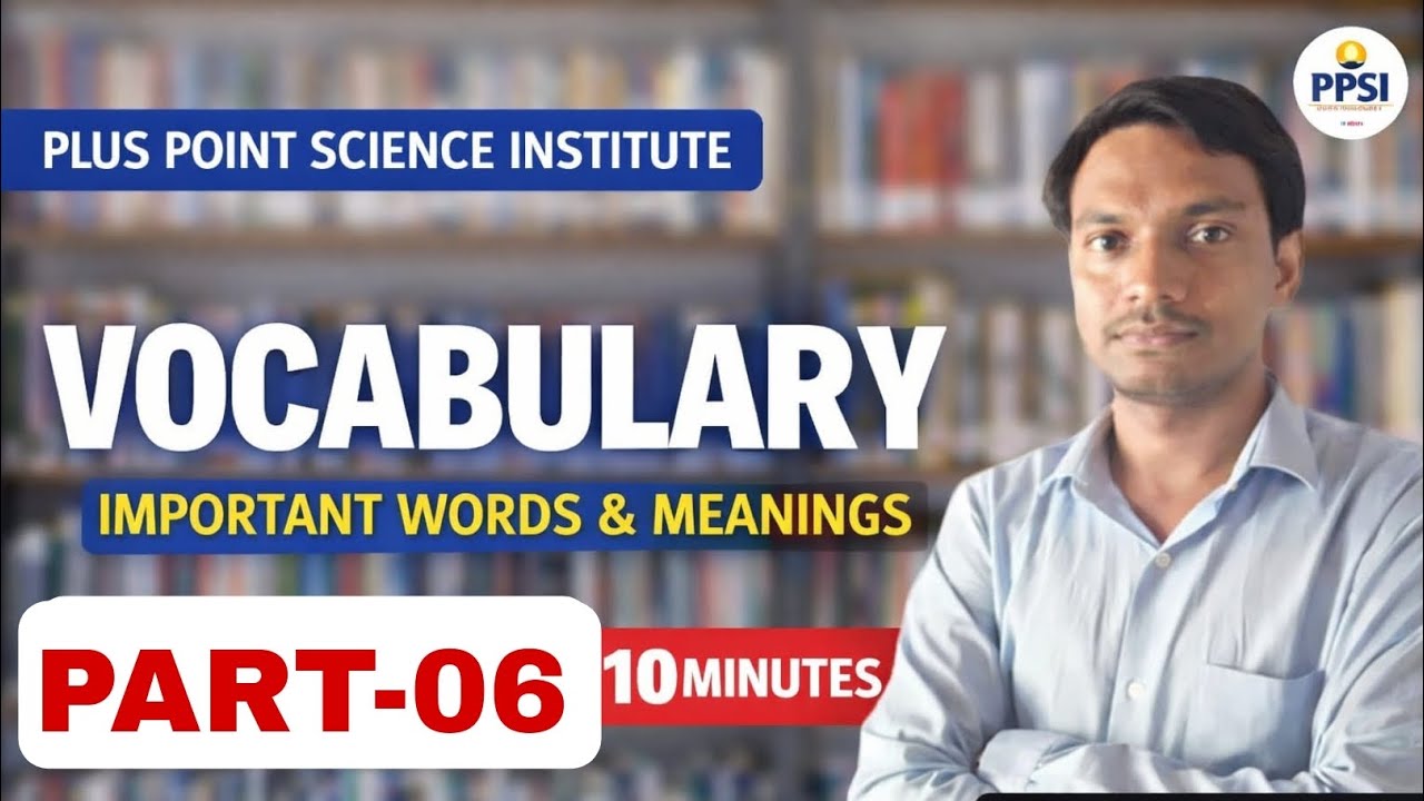 ENGLISH VOCAB| PART 06|BY-VIKASH SIR |