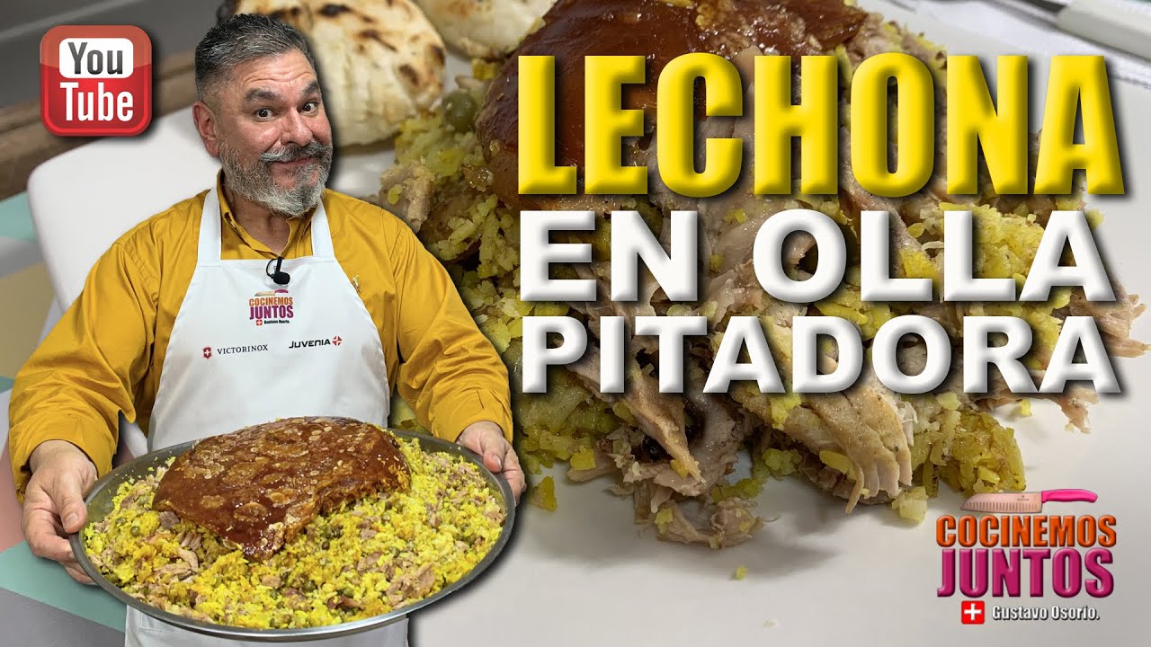 COMO HACER FACIL, UNA LECHONA CASERA EN OLLA PITADORA.