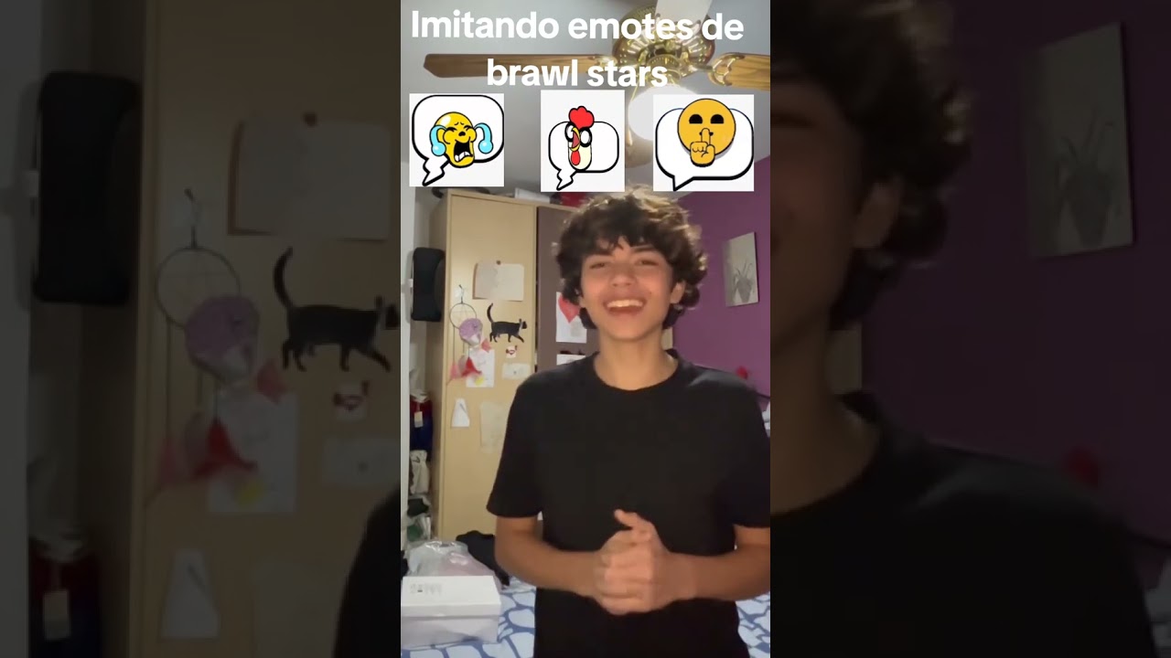 Imitando emotes de Brawl Stars #nose #suscribete #humor #troll #screamer #audio #turbio #brawlstars