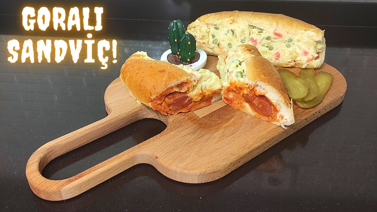 GORALI SANDVİÇ TARİFİ! SOSİSLİ SANDVİÇ NASIL YAPILIR, HOT DOG NASIL YAPILIR?