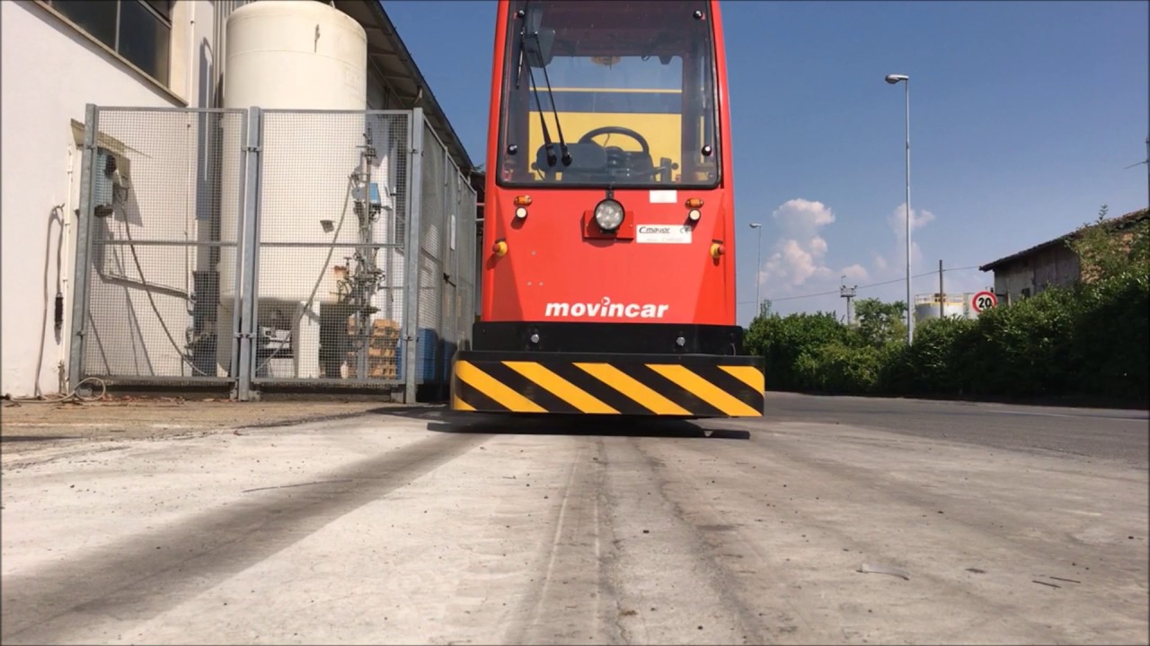 Sistema AGV per esterno con frame