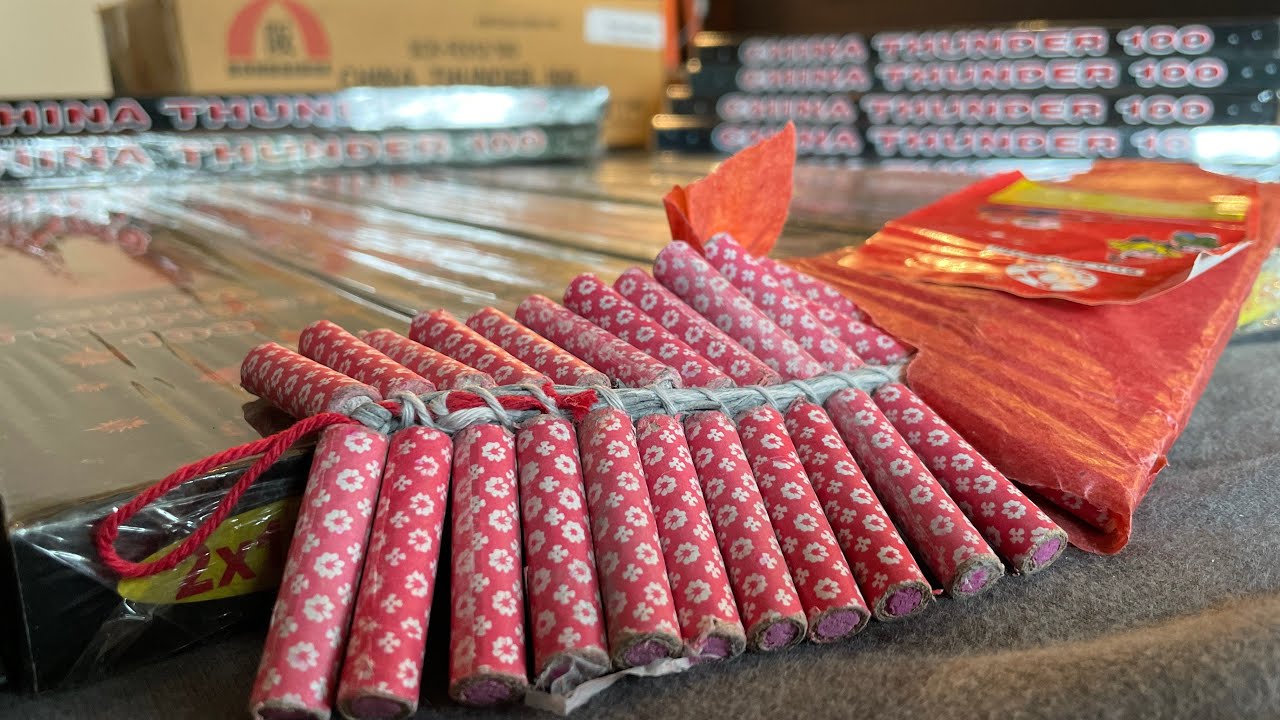 China Thunder 100sh VS 10000 Klapper VS 0,5'' Celebration Cracker XL 3000 sh