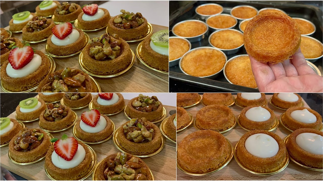 أكثر طلبًا في شهر رمضان❗️كنافة بالجبن والمكسرات خدميهم دفعة واحدة يبقاو عندك شهر كامل