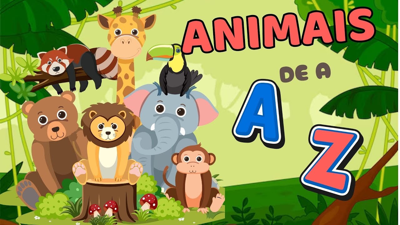 ALFABETO COM ANIMAIS REAIS/ Som e imagem/Alfabeto para crianças